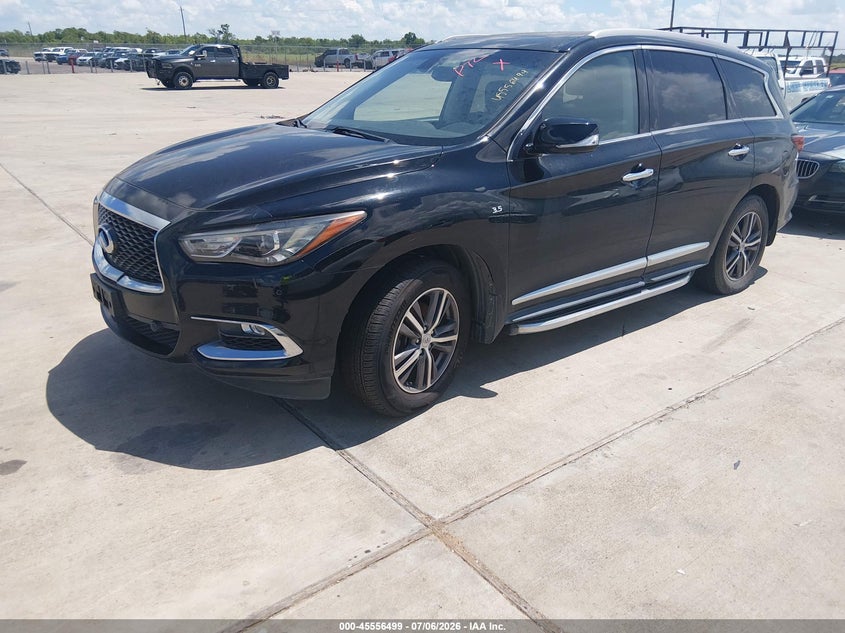2017 Infiniti Qx60 VIN 5N1DL0MN7HC542863 IAAI salvage auction — NORMAL WEAR, Original (Texas), sold $1,500 on 2026-07-31 (photo 2)