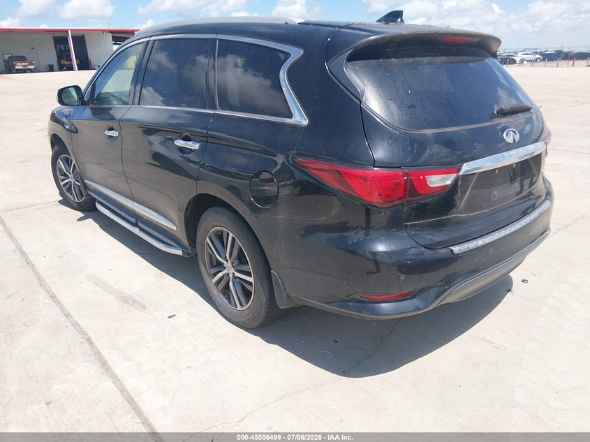 2017 Infiniti Qx60 VIN 5N1DL0MN7HC542863 IAAI salvage auction — NORMAL WEAR, Original (Texas), sold $1,500 on 2026-07-31 (photo 3)