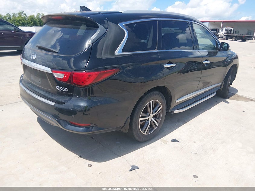 2017 Infiniti Qx60 VIN 5N1DL0MN7HC542863 IAAI salvage auction — NORMAL WEAR, Original (Texas), sold $1,500 on 2026-07-31 (photo 4)