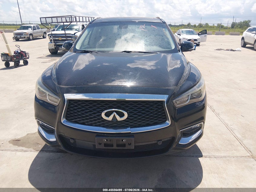 2017 Infiniti Qx60 VIN 5N1DL0MN7HC542863 IAAI salvage auction — NORMAL WEAR, Original (Texas), sold $1,500 on 2026-07-31 (photo 6)