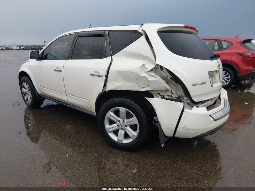 2007 Nissan Murano VIN JN8AZ08T37W530449 IAAI salvage auction — REAR END, Parts Only Bos (Minnesota), sold $275 on 2026-07-20 (photo 3)