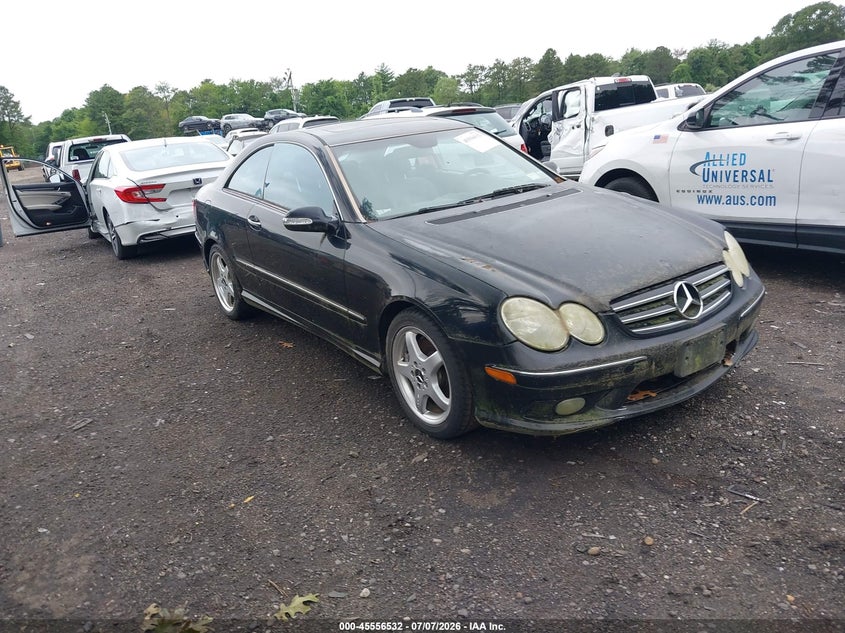 2004 Mercedes-benz Clk-class VIN WDBTJ75J44F077783 IAAI salvage auction — NORMAL WEAR, Clear (New York), sold $550 on 2026-07-28 (photo 1)
