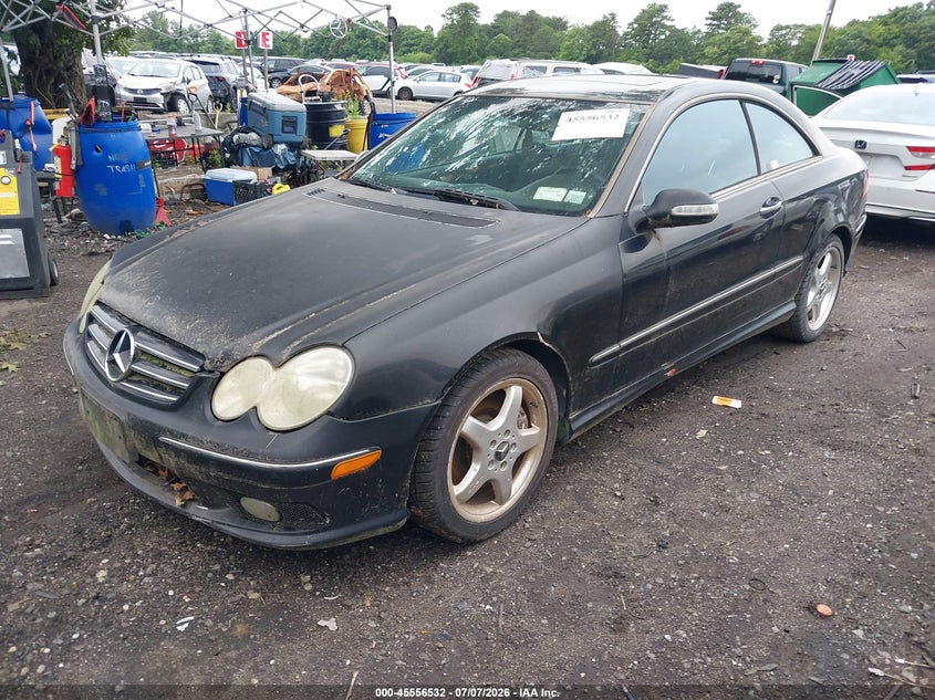 2004 Mercedes-benz Clk-class VIN WDBTJ75J44F077783 IAAI salvage auction — NORMAL WEAR, Clear (New York), sold $550 on 2026-07-28 (photo 2)