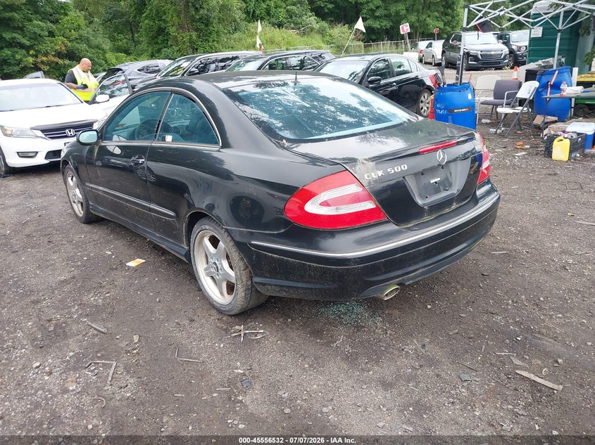 2004 Mercedes-benz Clk-class VIN WDBTJ75J44F077783 IAAI salvage auction — NORMAL WEAR, Clear (New York), sold $550 on 2026-07-28 (photo 3)