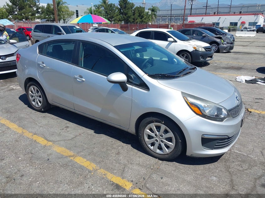 2016 Kia Rio VIN KNADM4A3XG6638623 IAAI salvage auction — NORMAL WEAR, Clear - Dealer Only (California), sold $225 on 2026-07-16 (photo 1)
