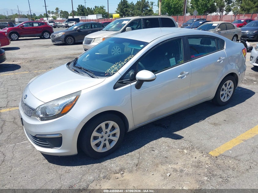 2016 Kia Rio VIN KNADM4A3XG6638623 IAAI salvage auction — NORMAL WEAR, Clear - Dealer Only (California), sold $225 on 2026-07-16 (photo 2)