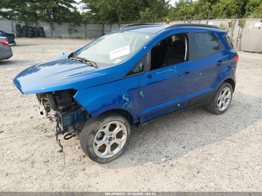 2021 Ford Ecosport VIN MAJ3S2GE4MC444982 IAAI salvage auction — FRONT END, Salvage Title, sold $775 on 2026-07-28 (photo 2)