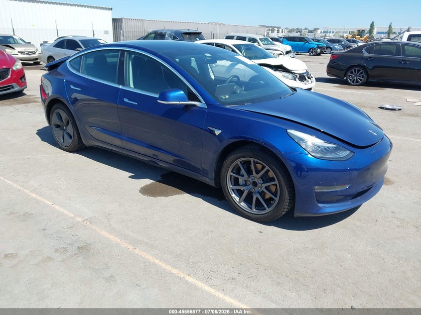 2019 Tesla Model 3 VIN 5YJ3E1EA1KF309258 IAAI salvage auction — REAR END, Salvage (California), sold $5,200 on 2026-08-01 (photo 1)