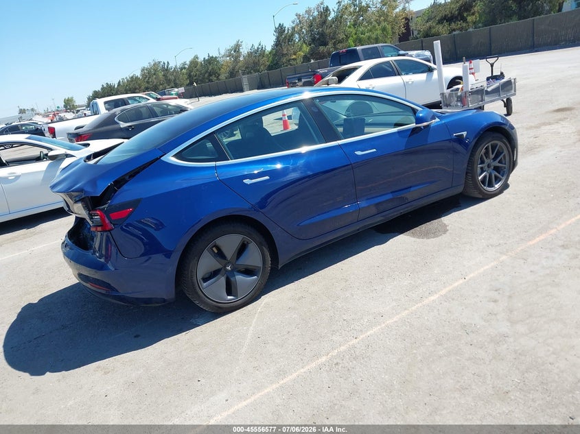 2019 Tesla Model 3 VIN 5YJ3E1EA1KF309258 IAAI salvage auction — REAR END, Salvage (California), sold $5,200 on 2026-08-01 (photo 4)