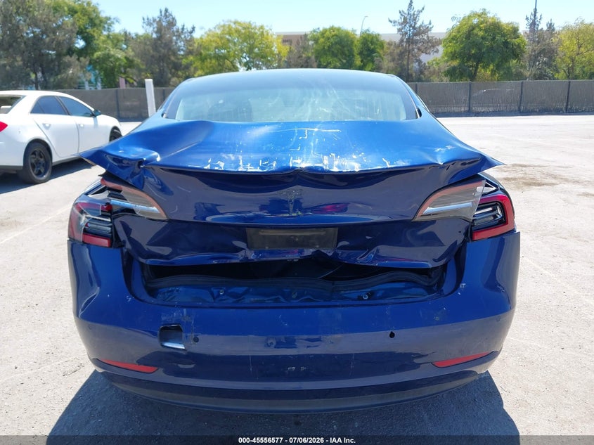 2019 Tesla Model 3 VIN 5YJ3E1EA1KF309258 IAAI salvage auction — REAR END, Salvage (California), sold $5,200 on 2026-08-01 (photo 6)