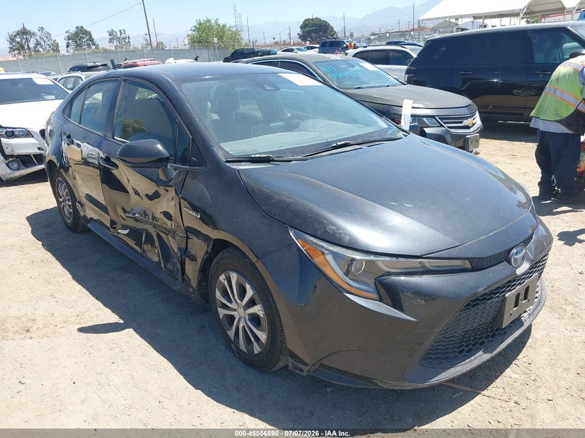 2020 Toyota Corolla VIN JTDEBRBE2LJ018219 IAAI salvage auction — RIGHT SIDE, Salvage (California), sold $25 on 2026-07-29 (photo 1)