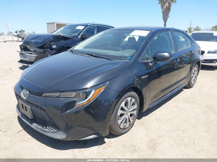 2020 Toyota Corolla VIN JTDEBRBE2LJ018219 IAAI salvage auction — RIGHT SIDE, Salvage (California), sold $25 on 2026-07-29 (photo 2)