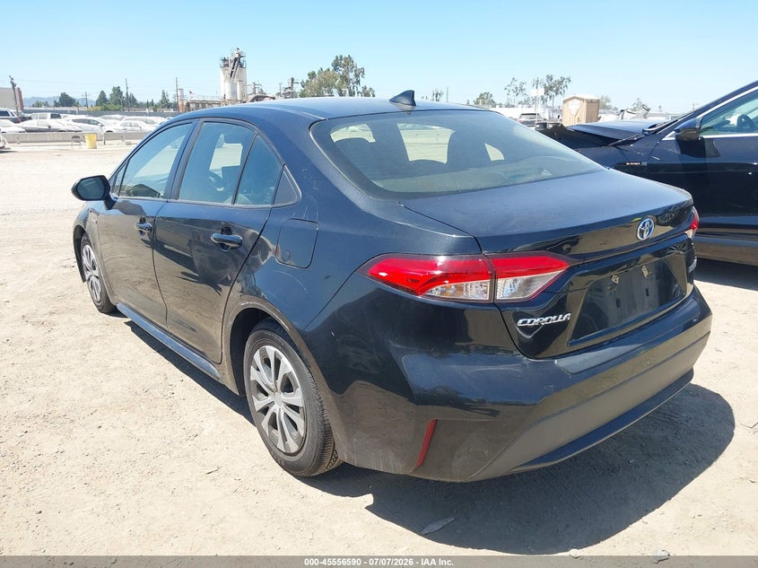2020 Toyota Corolla VIN JTDEBRBE2LJ018219 IAAI salvage auction — RIGHT SIDE, Salvage (California), sold $25 on 2026-07-29 (photo 3)