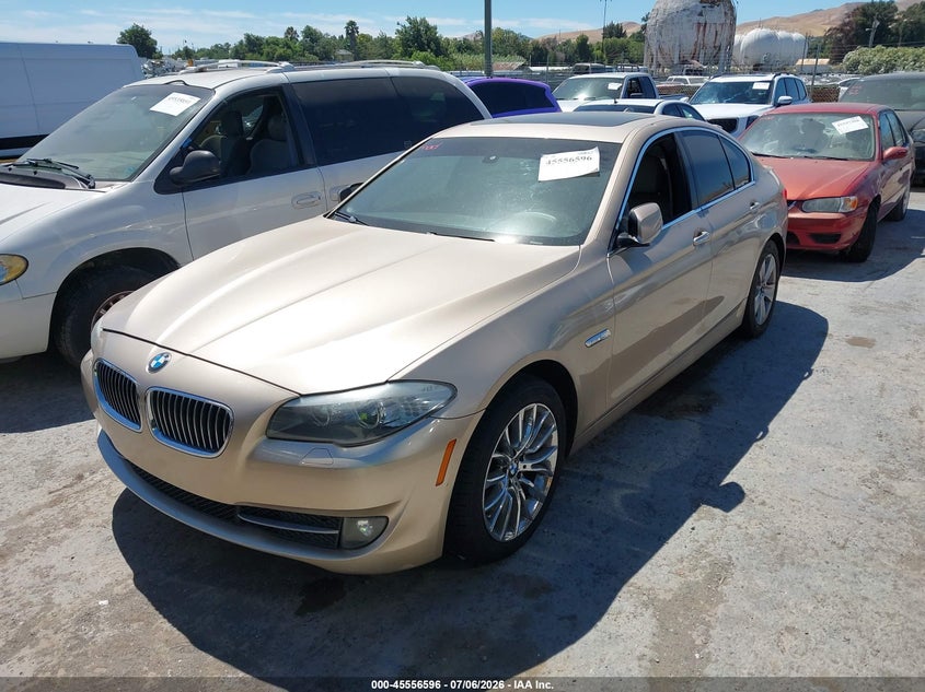2013 BMW 5er VIN WBAXG5C5XDDY34528 IAAI salvage auction — NORMAL WEAR, Clear - Dealer Only (California), sold $475 on 2026-07-09 (photo 2)