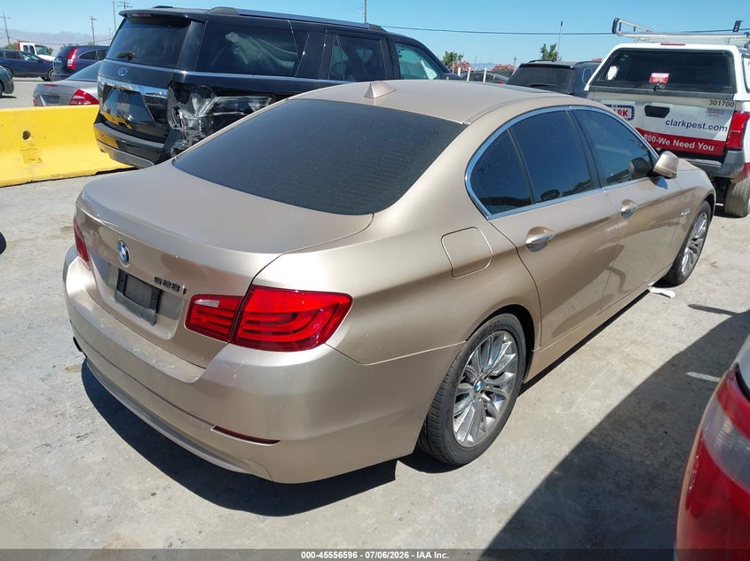 2013 BMW 5er VIN WBAXG5C5XDDY34528 IAAI salvage auction — NORMAL WEAR, Clear - Dealer Only (California), sold $475 on 2026-07-09 (photo 4)