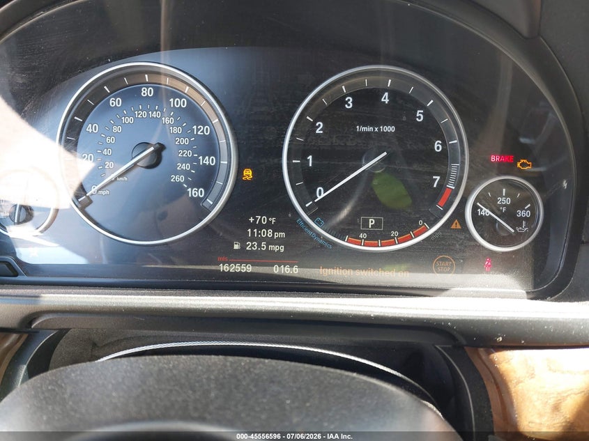 2013 BMW 5er VIN WBAXG5C5XDDY34528 IAAI salvage auction — NORMAL WEAR, Clear - Dealer Only (California), sold $475 on 2026-07-09 (photo 7)