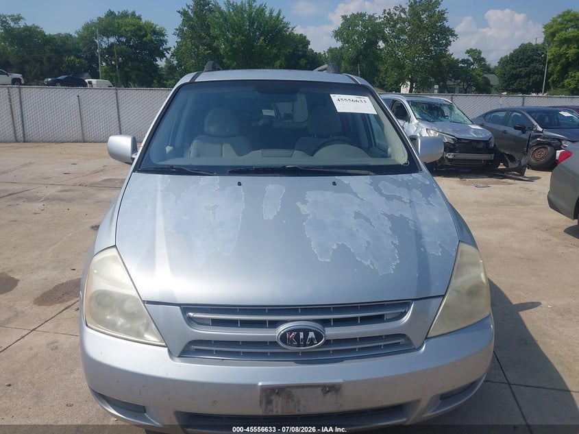 2008 Kia SEDONA VIN KNDMB233086218803 IAAI salvage auction — NORMAL WEAR, Clear (Illinois), sold $275 on 2026-07-28 (photo 6)