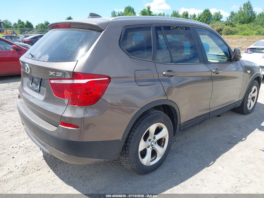 2012 BMW X3 VIN 5UXWX5C53CL723868 IAAI salvage auction — NORMAL WEAR, Clear (New York), sold $1,000 on 2026-07-23 (photo 4)