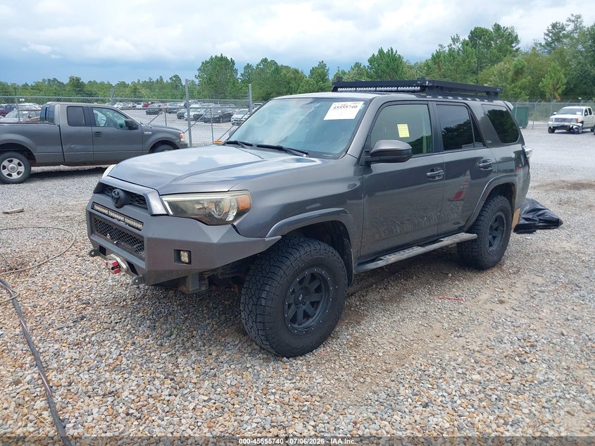 2014 Toyota 4runner VIN JTEBU5JR6E5165905 IAAI salvage auction — WATER/FLOOD, Salvage Title, sold $6,000 on 2026-07-25 (photo 2)