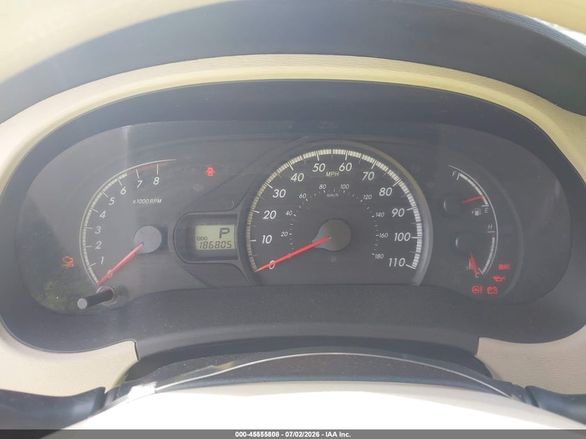 2012 Toyota Sienna VIN 5TDKK3DC5CS233592 IAAI salvage auction — LEFT & RIGHT, Clear (Florida), sold $400 on 2026-07-09 (photo 7)