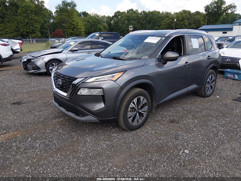 2022 Nissan Rogue VIN 5N1BT3BB8NC718672 IAAI salvage auction — REAR END, Salvage Title, sold $9,800 on 2026-09-07 (photo 2)