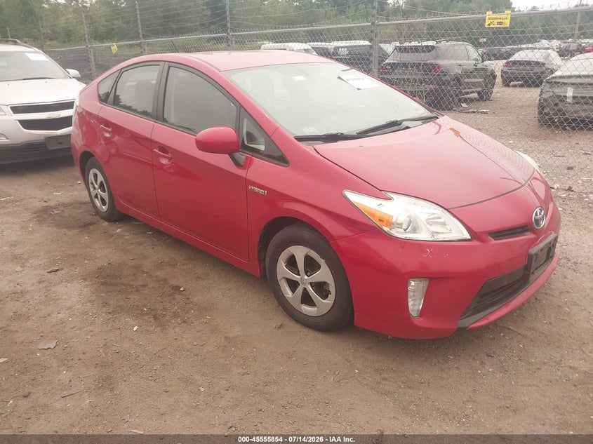 2014 Toyota Prius VIN JTDKN3DU4E0361649 IAAI salvage auction — NORMAL WEAR, Salvage Title, sold $4,650 on 2026-07-17 (photo 1)