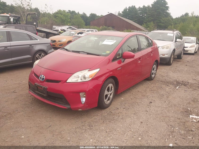 2014 Toyota Prius VIN JTDKN3DU4E0361649 IAAI salvage auction — NORMAL WEAR, Salvage Title, sold $4,650 on 2026-07-17 (photo 2)
