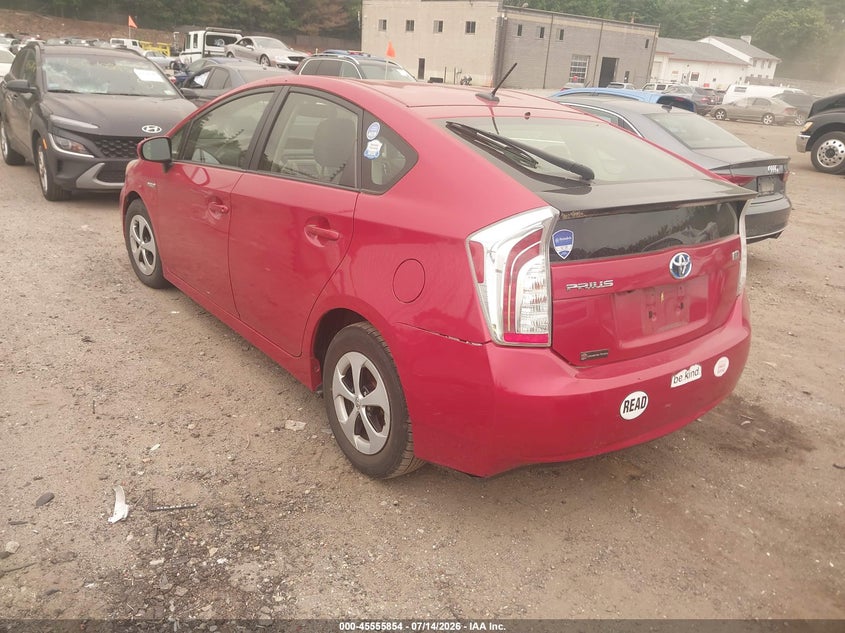2014 Toyota Prius VIN JTDKN3DU4E0361649 IAAI salvage auction — NORMAL WEAR, Salvage Title, sold $4,650 on 2026-07-17 (photo 3)