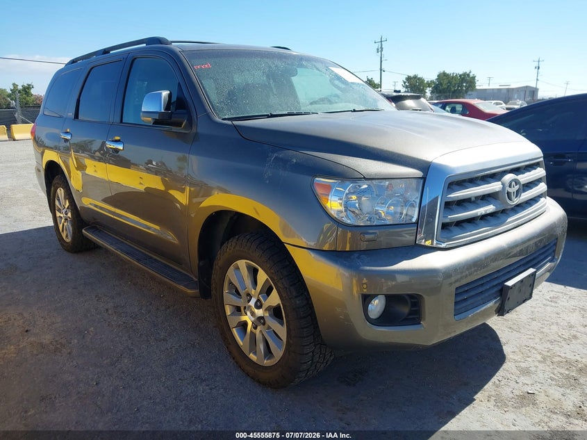 2010 Toyota Sequoia VIN 5TDJY5G16AS033284 IAAI salvage auction — EXTERIOR BURN, Salvage (California), sold $675 on 2026-07-30 (photo 1)