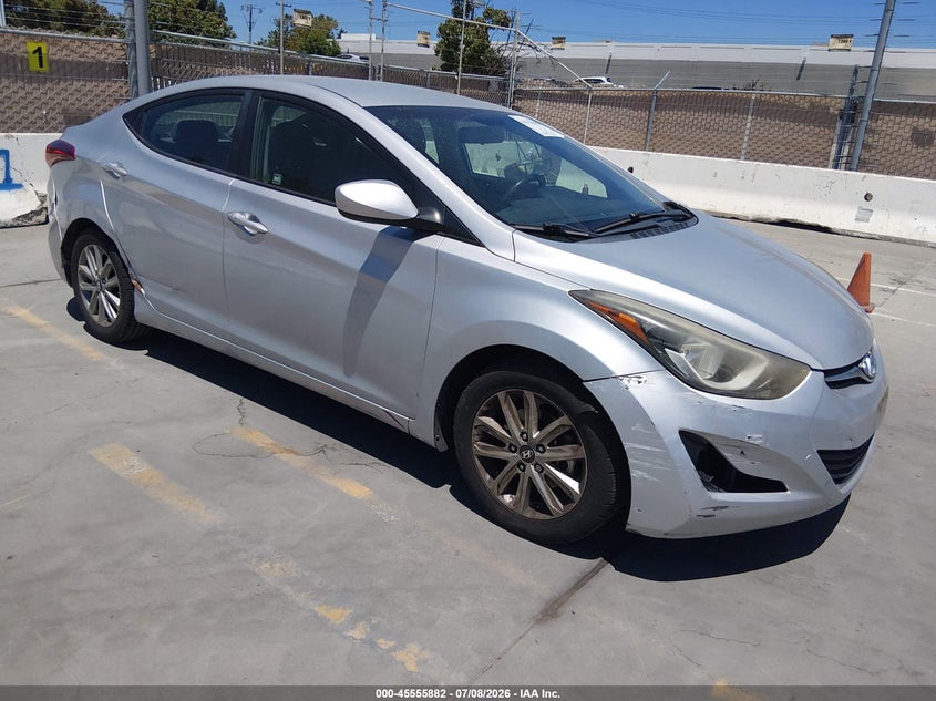 2014 Hyundai Elantra VIN KMHDH4AE8EU149229 IAAI salvage auction — SIDE, Salvage Title, sold $825 on 2026-07-15 (photo 1)
