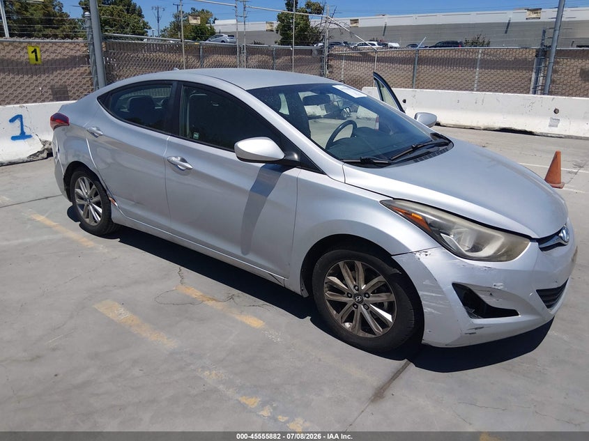 2014 Hyundai Elantra VIN KMHDH4AE8EU149229 IAAI salvage auction — SIDE, Salvage Title, sold $825 on 2026-07-15 (photo 6)