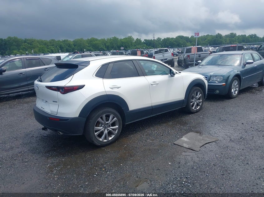 2021 Mazda Cx-30 VIN 3MVDMBCL8MM258985 IAAI salvage auction — LEFT REAR, Salvage - Greater Than 75% (Maryland), sold $7,200 on 2026-08-31 (photo 4)