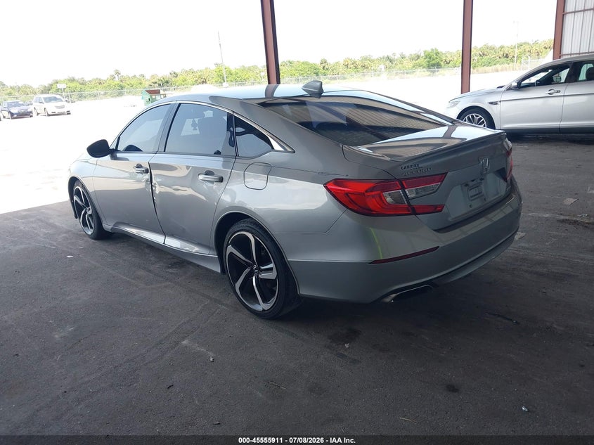 2020 Honda Accord VIN 1HGCV1F34LA101323 IAAI salvage auction — LEFT SIDE, Rebuildable (Florida), sold $3,700 on 2026-07-15 (photo 3)