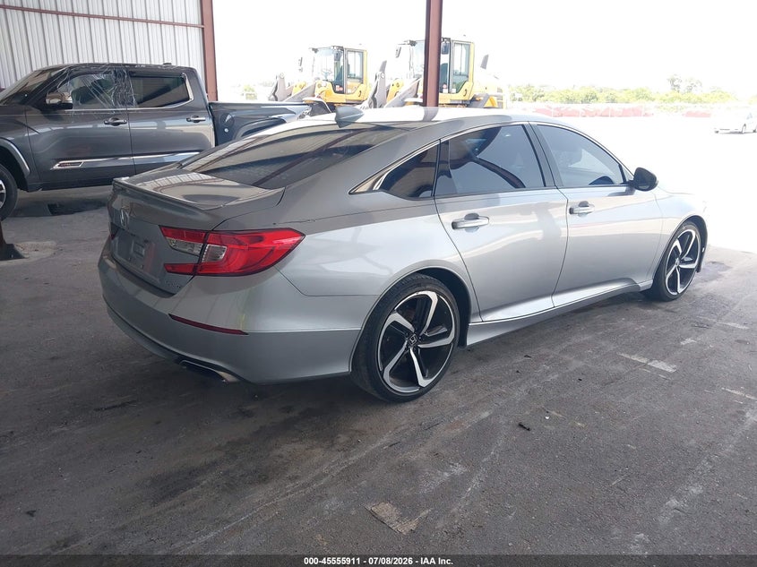 2020 Honda Accord VIN 1HGCV1F34LA101323 IAAI salvage auction — LEFT SIDE, Rebuildable (Florida), sold $3,700 on 2026-07-15 (photo 4)