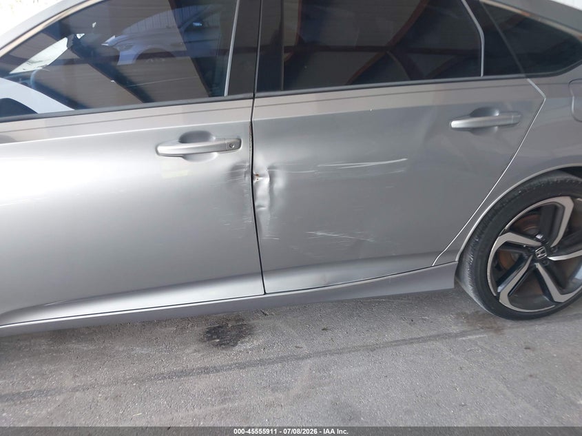 2020 Honda Accord VIN 1HGCV1F34LA101323 IAAI salvage auction — LEFT SIDE, Rebuildable (Florida), sold $3,700 on 2026-07-15 (photo 6)