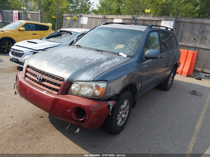 2006 Toyota Highlander VIN JTEEP21AX60176207 IAAI salvage auction — NORMAL WEAR, Clear (Colorado), sold $775 on 2026-07-28 (photo 2)