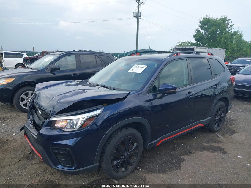 2019 Subaru Forester VIN JF2SKAPC7KH530464 IAAI salvage auction — FRONT & REAR, Salvage - Greater Than 75% (Maryland), sold $3,800 on 2026-08-02 (photo 2)