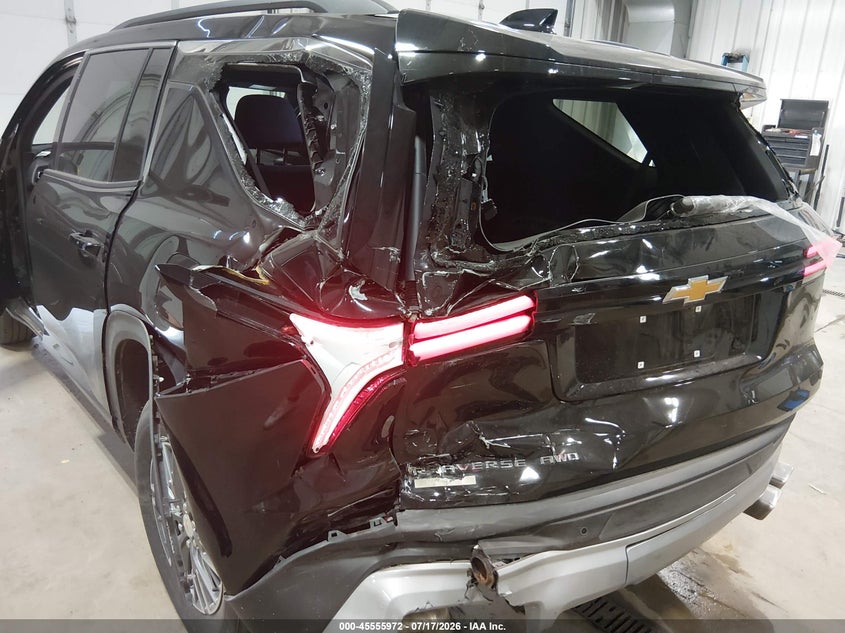 2025 Chevrolet Traverse VIN 1GNEVGRS9SJ196626 IAAI salvage auction — REAR END, Clear (North Dakota), sold $11,975 on 2026-07-30 (photo 6)