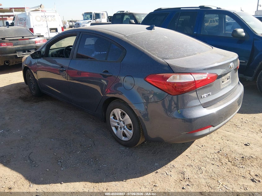 2016 Kia Forte VIN KNAFK4A64G5549922 IAAI salvage auction — NORMAL WEAR, Clear-Dealer Only (Arizona), sold $1,150 on 2026-07-14 (photo 3)