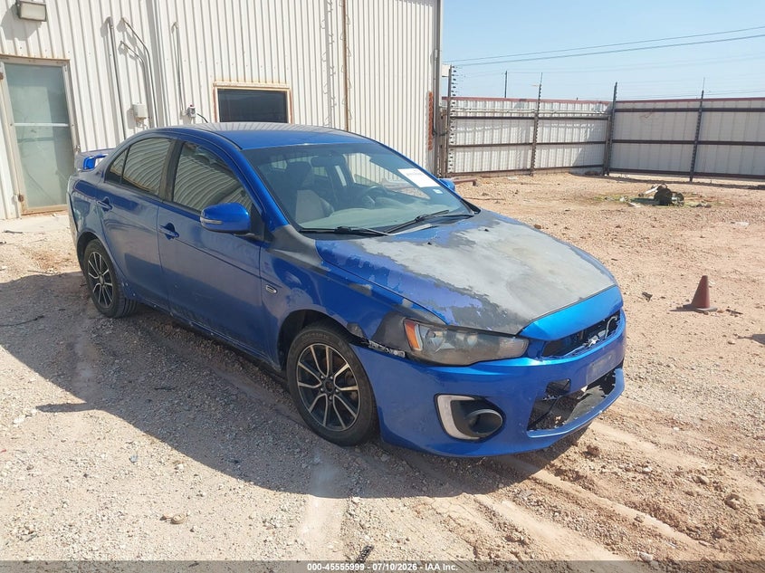 2017 Mitsubishi Lancer VIN JA32U2FU7HU008618 IAAI salvage auction — FRONT END, Original (Texas), sold $75 on 2026-07-23 (photo 1)