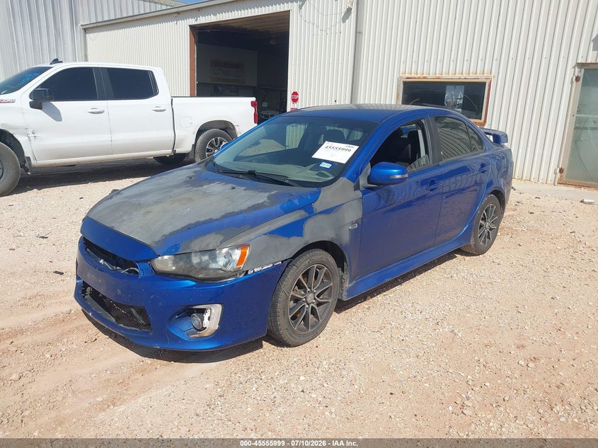 2017 Mitsubishi Lancer VIN JA32U2FU7HU008618 IAAI salvage auction — FRONT END, Original (Texas), sold $75 on 2026-07-23 (photo 2)