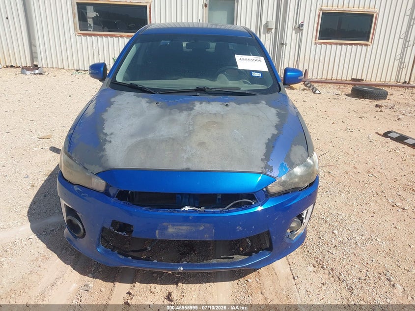 2017 Mitsubishi Lancer VIN JA32U2FU7HU008618 IAAI salvage auction — FRONT END, Original (Texas), sold $75 on 2026-07-23 (photo 6)