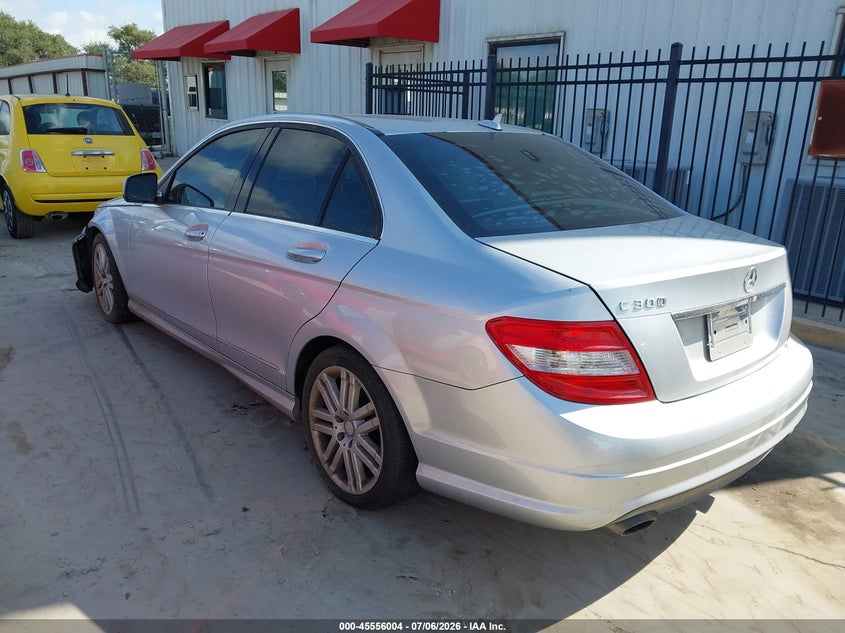 2009 Mercedes-benz C class VIN WDDGF54X79R074970 IAAI salvage auction — NORMAL WEAR, Original (Texas), sold $850 on 2026-07-21 (photo 3)