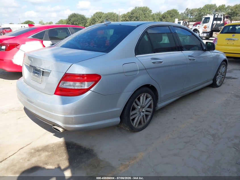 2009 Mercedes-benz C class VIN WDDGF54X79R074970 IAAI salvage auction — NORMAL WEAR, Original (Texas), sold $850 on 2026-07-21 (photo 4)