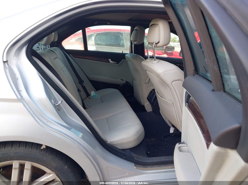 2009 Mercedes-benz C class VIN WDDGF54X79R074970 IAAI salvage auction — NORMAL WEAR, Original (Texas), sold $850 on 2026-07-21 (photo 8)