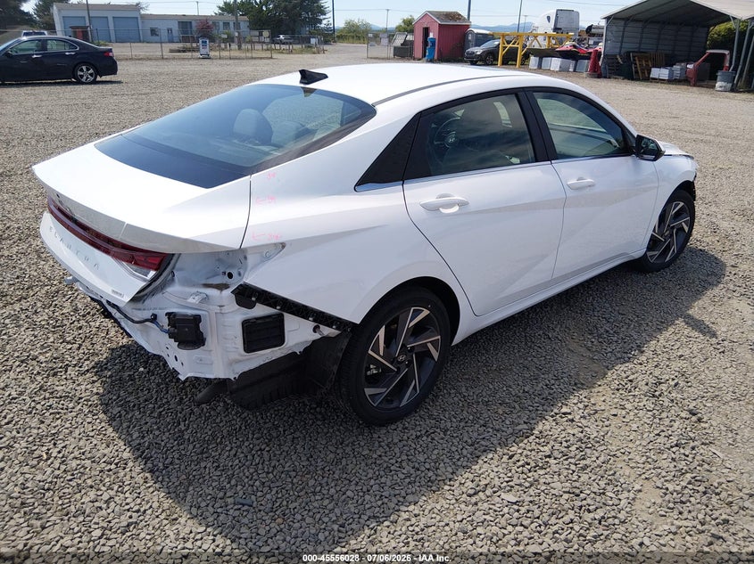 2025 Hyundai Elantra VIN KMHLN4DJ0SU144115 IAAI salvage auction — FRONT & REAR, Salvage (Oregon), sold $8,000 on 2026-08-21 (photo 4)