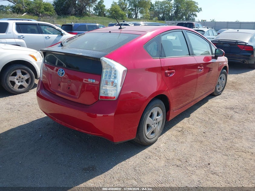 2010 Toyota Prius VIN JTDKN3DU9A0057047 IAAI salvage auction — NORMAL WEAR, Salvage (Nebraska), sold $25 on 2026-07-30 (photo 4)