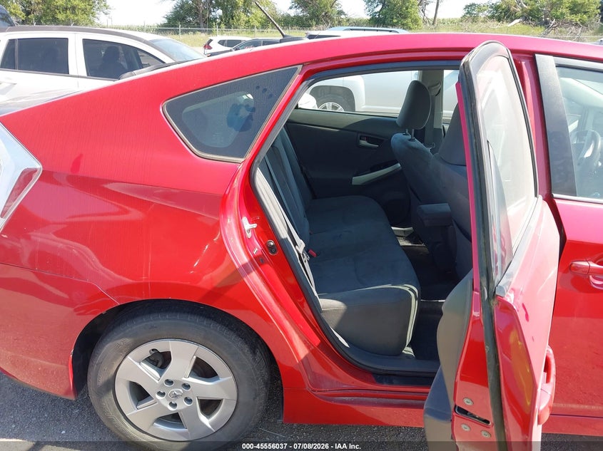 2010 Toyota Prius VIN JTDKN3DU9A0057047 IAAI salvage auction — NORMAL WEAR, Salvage (Nebraska), sold $25 on 2026-07-30 (photo 8)