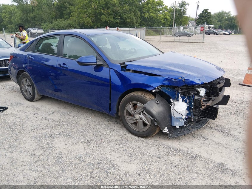 2025 Hyundai Elantra VIN KMHLL4DG2SU991843 IAAI salvage auction — FRONT END, Salvage (Ohio), sold $4,650 on 2026-08-01 (photo 1)