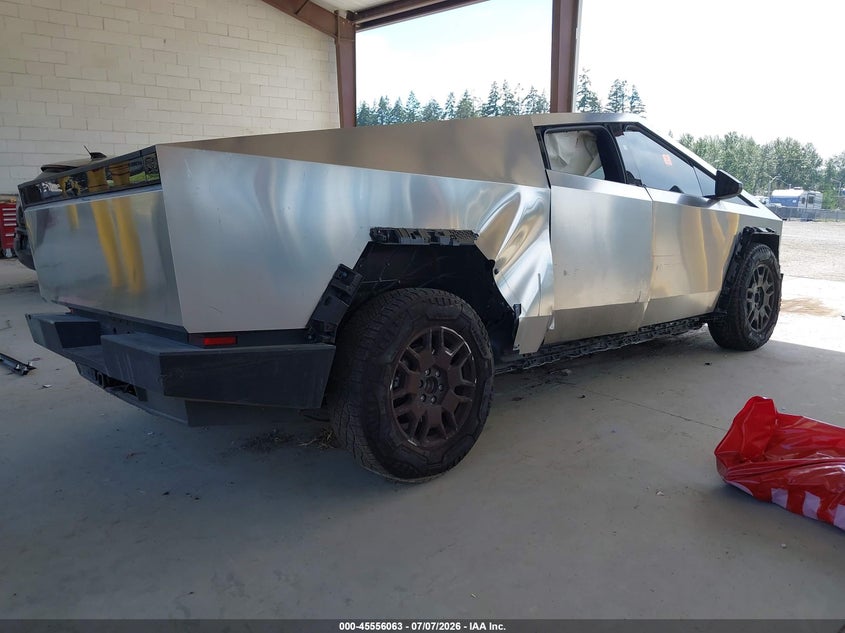 2024 Tesla Cybertruck VIN 7G2CEHED7RA056826 IAAI salvage auction — BIOHAZARD/CHEMICAL, Bill Of Sale (Washington), sold $2,650 on 2026-07-30 (photo 4)